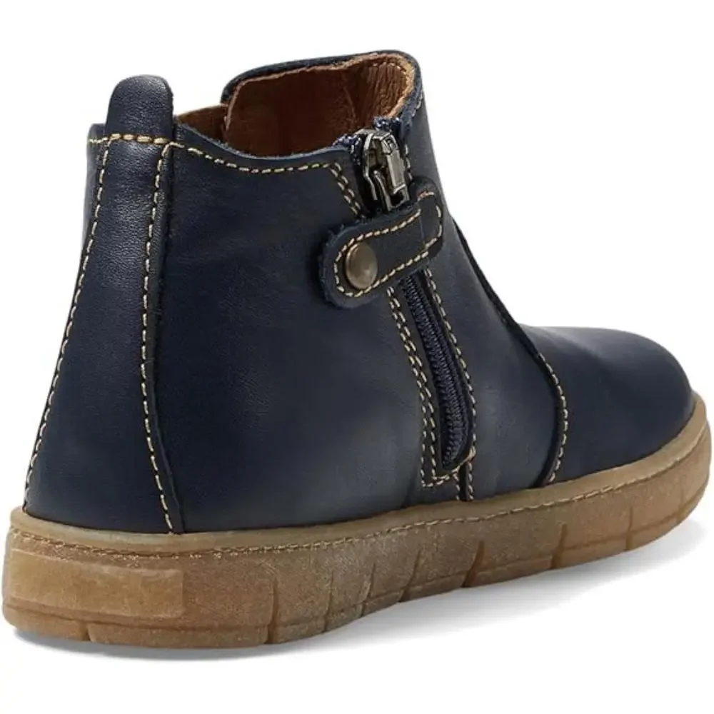 Primigi 4910222 Boots Toddler 5.5 M Blue Leather Round Toe Ankle Chelsea NLW184